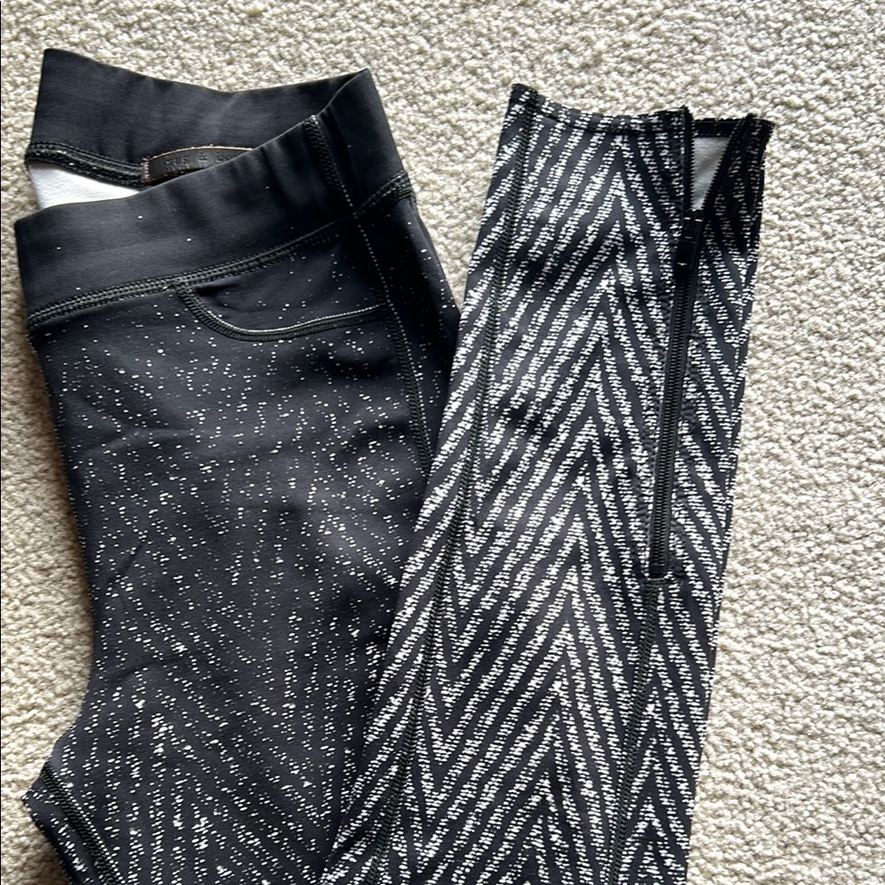 Black and White Patterned Leggings